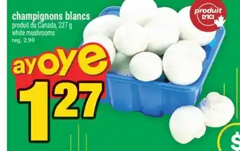 Super C CHAMPIGNONS BLANCS | WHITE MUSHROOMS offer
