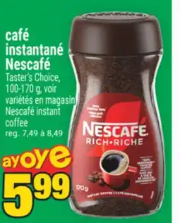 Super C CAFÉ INSTANTANÉ NESCAFÉ | NESCAFÉ INSTANT COFFEE offer