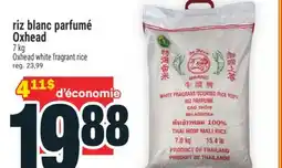Super C riz blanc parfumé Oxhead | Oxhead white fragrant rice offer