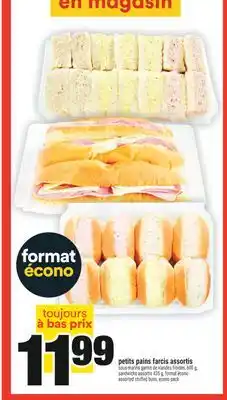 Super C petits pains farcis assortis | assorted stuffed buns offer