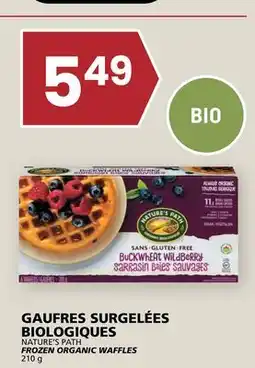 Rachelle-Bery Grocery NATURE'S PATH FROZEN ORGANIC WAFFLES offer