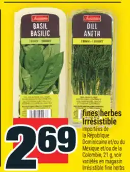 Super C fines herbes Irrésistible | Irrésistible fine herbs offer