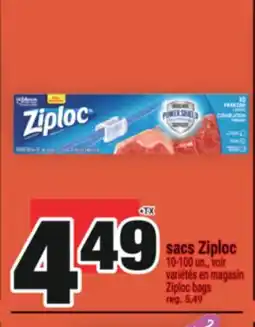 Super C SACS ZIPLOC | ZIPLOC BAGS offer