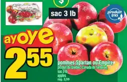 Super C POMMES SPARTAN OU EMPIRE | APPLES offer