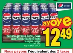 Super C boisson gazeuse Pepsi, Coke | soft drink offer