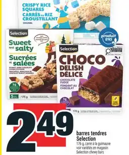 Super C BARRES TENDRES SELECTION | SELECTION CHEWY BARS offer