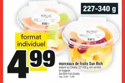 Super C morceaux de fruits Sun Rich | Sun Rich fruit chunks offer