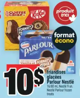 Super C friandises glacées Parlour Nestlé | Nestlé Parlour frozen treats offer