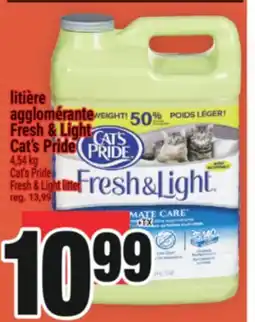 Super C LITIÈRE AGGLOMÉRANTE FRESH & LIGHT CAT'S PRIDE | CAT'S PRIDE FRESH & LIGHT LITTER offer
