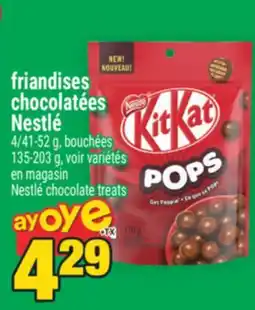 Super C friandises chocolatées Nestlé | Nestlé chocolate treats offer