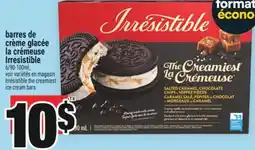 Super C barres de crème glacée la crémeuse Irresistible | Irrésistible the creamiest ice cream bars offer