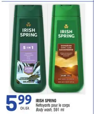 Uniprix IRISH SPRING Nettoyants pour le corps / Body wash offer