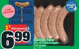 Super C saucisses Furca | Furca sausages offer