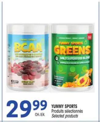 Uniprix YUMMY SPORTS Produits sélectionnés/Selected products offer