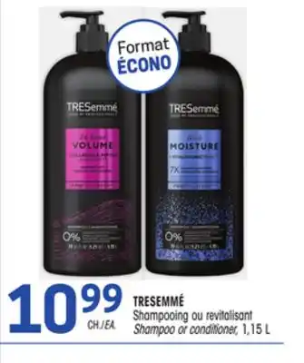 Uniprix TRESEMMÉ Shampooing ou revitalisant/Shampoo or conditioner offer