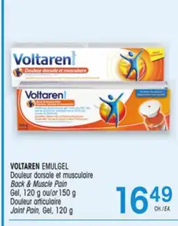 Uniprix VOLTAREN EMULGEL Douleur dorsale et musculaire/Back & Muscle Pain GEl offer