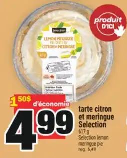 Super C tarte citron et meringue Selection | Selection lemon meringue pie offer