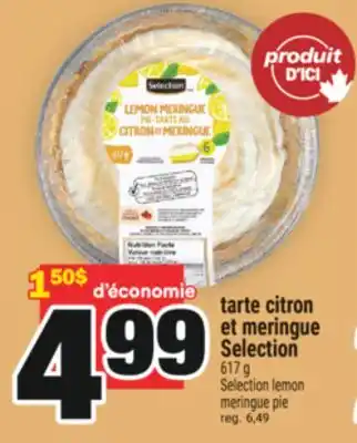 Super C tarte citron et meringue Selection | Selection lemon meringue pie offer