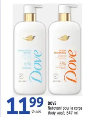 Uniprix DOVE Nettoyant pour le corps/ Body wash offer