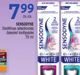 Uniprix SENSODYNE Dentifrices sélectionnés / Selected toothpastes offer