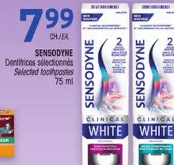 Uniprix SENSODYNE Dentifrices sélectionnés / Selected toothpastes offer
