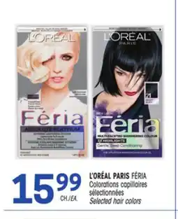 Uniprix L'ORÉAL PARIS FÉRIA Colorations capillaires sélectionnées/Selected hair colors offer
