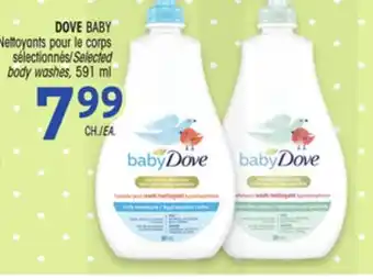 Uniprix DOVE BABY Nettoyants pour le corps sélectionnés/Selected body washes offer