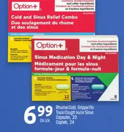 Uniprix OPTION+ Rhume/Cold, Grippe/Flu Toux/Cough ou/or Sinus offer