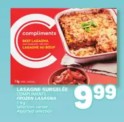 Marché Bonichoix COMPLIMENTS FROZEN LASAGNA offer