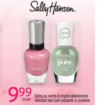 Uniprix SALLY HANSEN Soins ou vernis à ongles sélectionnés/ Selected nail care products or polishes offer