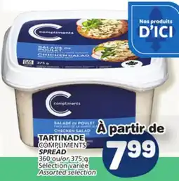 Marché Bonichoix COMPLIMENTS SPREAD offer