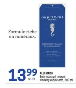 Uniprix ALGEMARIN Bain moussant relaxant/Relaxing bubble bath offer