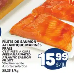 Marché Bonichoix C'EST PRÊT! À CUIRE FRESH MARINATED ATLANTIC SALMON FILLETS offer