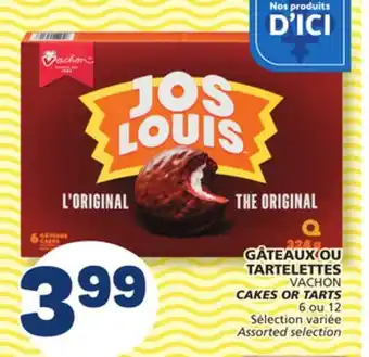 Marché Bonichoix VACHON CAKES OR TARTS offer