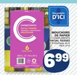 Marché Bonichoix COMPLIMENTS FACIAL TISSUES offer