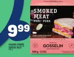 Marché Bonichoix FUMOIRS GOSSELIN SMOKED MEAT offer