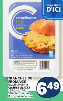 Marché Bonichoix COMPLIMENTS CHEESE SLICES offer