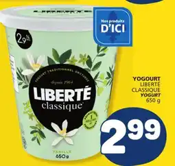 Marché Bonichoix LIBERTÉ CLASSIQUE YOGURT offer