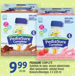 Uniprix PEDIASURE COMPLETE Substituts de repas, saveurs sélectionnées/ Meal replacements, selected flavors offer