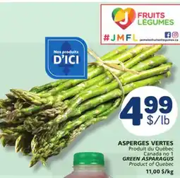 Marché Bonichoix GREEN ASPARAGUS offer