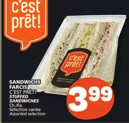 Marché Bonichoix C'EST PRÊT! STUFFED SANDWICHES offer