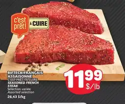 Marché Bonichoix SEASONED FRENCH STEAK offer