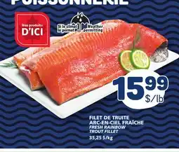 Marché Bonichoix FRESH RAINBOW TROUT FILLET offer