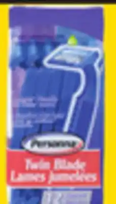 Giant Tiger Personna Razors offer