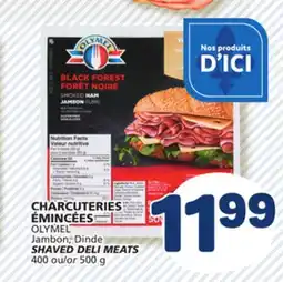 Marché Bonichoix OLYMEL Jambon, Dinde SHAVED DELI MEATS offer