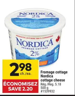 Giant Tiger Nordica cottage cheese offer