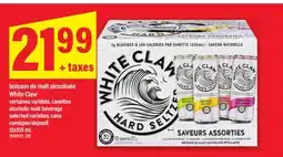 Maxi BOISSON DE MALT ALCOOLISÉE WHITE CLAW | ALCOHOLIC MALT BEVERAGE, 12X355 ML offer