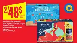 Maxi BOISSON DE MALT ALCOOLISÉE PALM BAY MIXER OU PEPITO SANGRIA | ALCOHOLIC MALT BEVERAGE, 15X355 ML offer