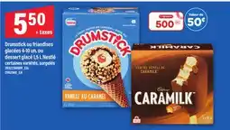 Maxi DRUMSTICK OU FRIANDISES GLACÉES, 4-10 UN. OU DESSERT GLACÉ, 1,5 L NESTLÉ offer