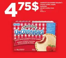 Maxi SANDWICHS UNCRUSTABLES SMUCKER'S | SANDWICHES, 4 UN offer